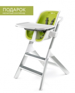 Стульчик для кормления 4 moms High-chair Белый-зеленый