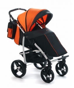 Детская прогулочная коляска Vikalex Ravella black - orange