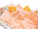 Комплект в детскую кроватку Valle Grace оранжевый 7 предметов