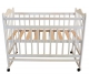 Детская кроватка Briciola-1 колесо-качалка 120х60 Белая