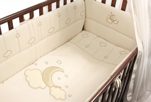 Комплект для детской кроватки 5 предметов Funnababy Luna Elegant