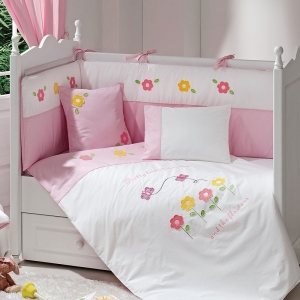 Комплект в детскую кроватку 5 предметов Funnababy Butterfly (Фаннабэби)